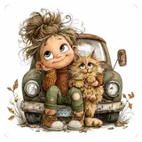 Figurinha de Gatos para WhatsApp