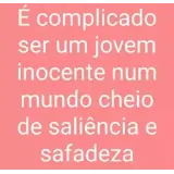 Figurinha de texto para WhatsApp