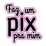 Figurinha de texto para WhatsApp