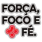 Figurinha de texto para WhatsApp