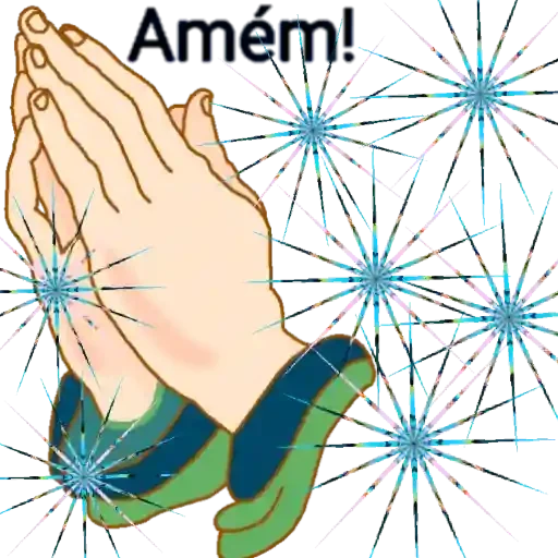 Figurinha para WhatsApp — religião