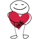 Figurinha de Amor para WhatsApp