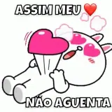 Figurinha de Amor para WhatsApp