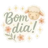 Figurinha de Saudações para WhatsApp