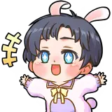 Figurinha de Anime para WhatsApp