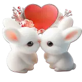 Figurinha de Amor para WhatsApp