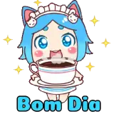 Figurinha de Saudações para WhatsApp