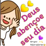 Figurinha de Saudações para WhatsApp