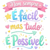 Figurinha de texto para WhatsApp