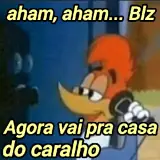 Figurinha de Pica-Pau para WhatsApp