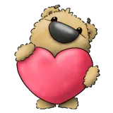 Figurinha de Amor para WhatsApp