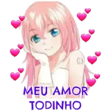 Figurinha de Amor para WhatsApp