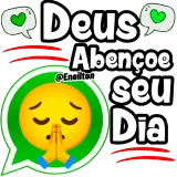 Figurinha de Saudações para WhatsApp