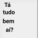 Figurinha de texto para WhatsApp