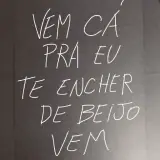 Figurinha de texto para WhatsApp