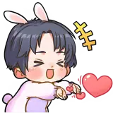 Figurinha de Amor para WhatsApp