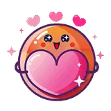 Figurinha de Amor para WhatsApp