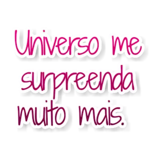 Figurinha para WhatsApp — texto