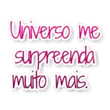 Figurinha de texto para WhatsApp