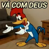 Figurinha de Pica-Pau para WhatsApp