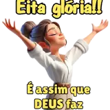 Figurinha de religião para WhatsApp