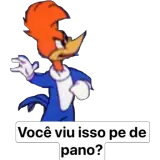 Figurinha de Pica-Pau para WhatsApp