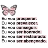 Figurinha de texto para WhatsApp