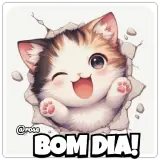 Figurinha de Saudações para WhatsApp