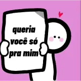 Figurinha de Amor para WhatsApp