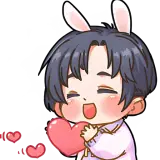 Figurinha de Amor para WhatsApp