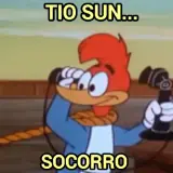 Figurinha de Pica-Pau para WhatsApp