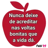 Figurinha de texto para WhatsApp