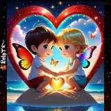 Figurinha de Amor para WhatsApp