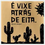 Figurinha de texto para WhatsApp