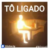 Figurinha de reação para WhatsApp