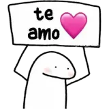 Figurinha de Amor para WhatsApp