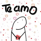 Figurinha de Amor para WhatsApp