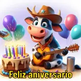 Sticker de Feliz Aniversário para WhatsApp