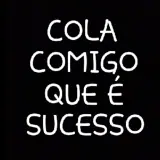 Figurinha de texto para WhatsApp