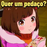 Figurinha de Comida para WhatsApp