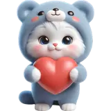 Figurinha de Amor para WhatsApp