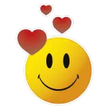 Figurinha de Emojis Amarelos para WhatsApp