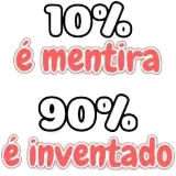 Figurinha de texto para WhatsApp