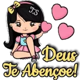 Figurinha de Saudações para WhatsApp