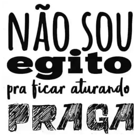 Figurinha para WhatsApp — texto