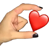 Figurinha de Amor para WhatsApp