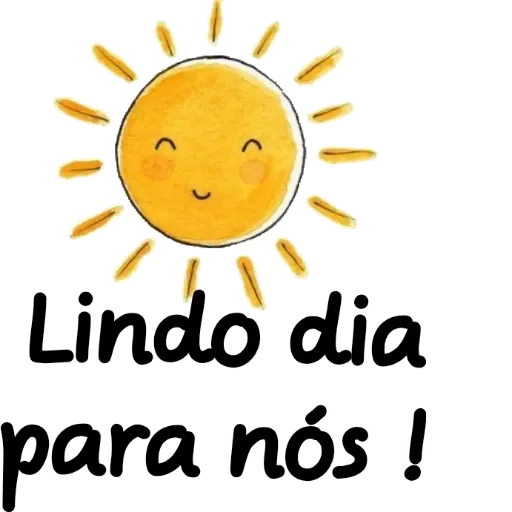 Figurinha para WhatsApp — Saudações