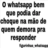 Figurinha de texto para WhatsApp