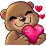 Figurinha de Amor para WhatsApp