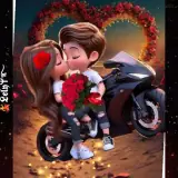 Figurinha de Amor para WhatsApp